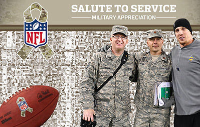 NFL Mosaic - Salute to Service