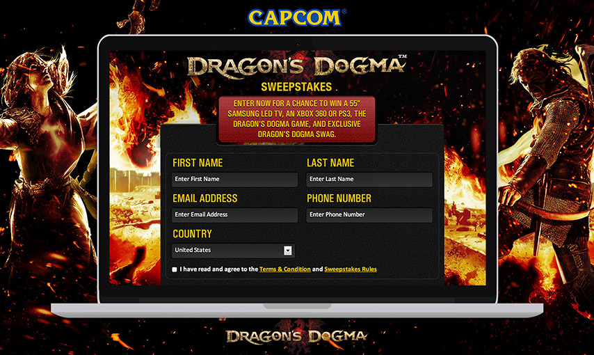 Dragons Dogma Sweepstakes